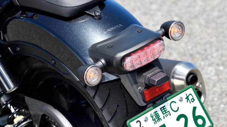 '21 ホンダ レブル1100|テール灯火類|ホンダ レブル1100MTモデル試乗インプレッション【”クルーザー”の概念を再構築】