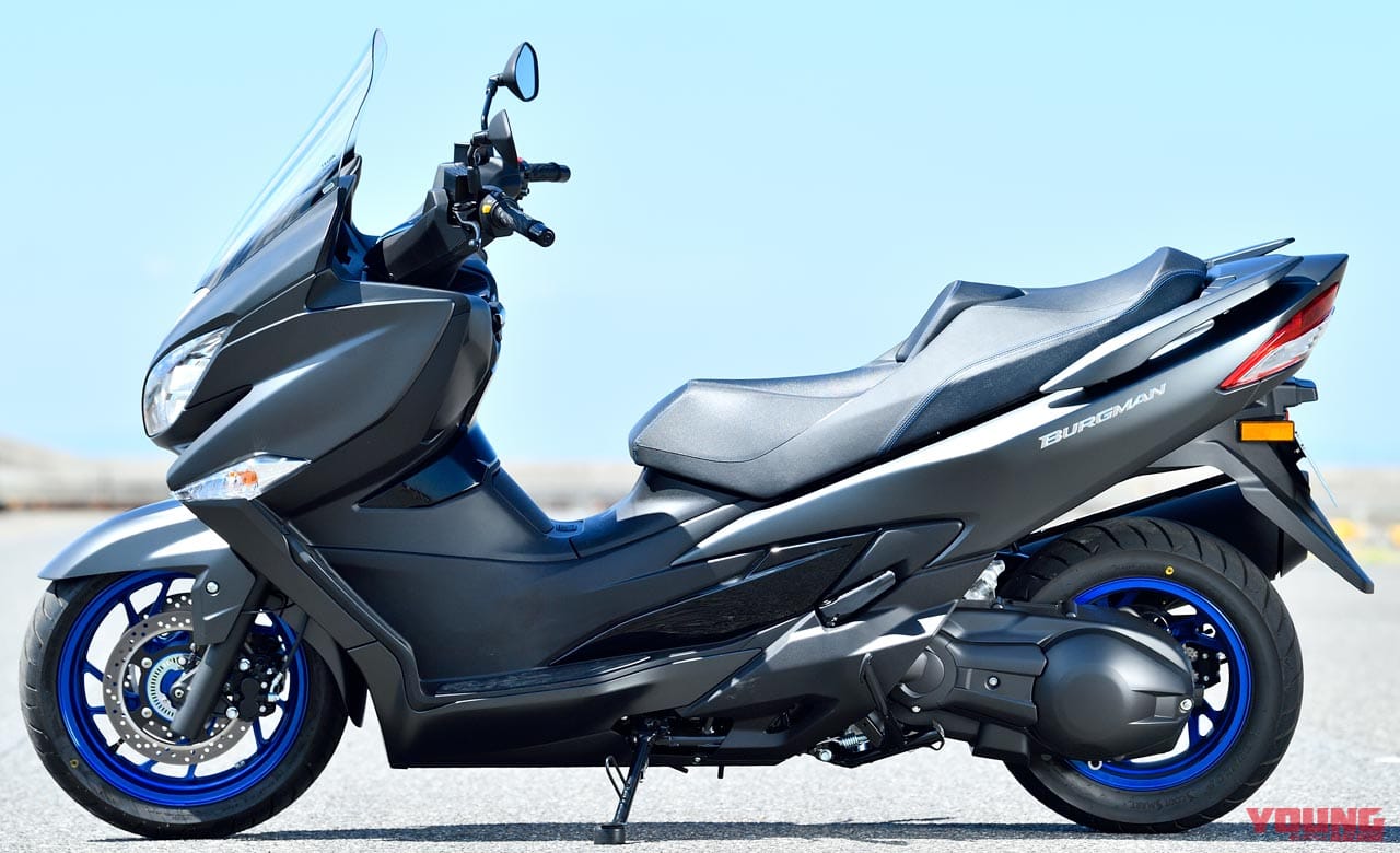 '21 スズキ バーグマン400ABS|スズキ バーグマン400試乗インプレッション【国産唯一の400ccビッグスクーター健在】