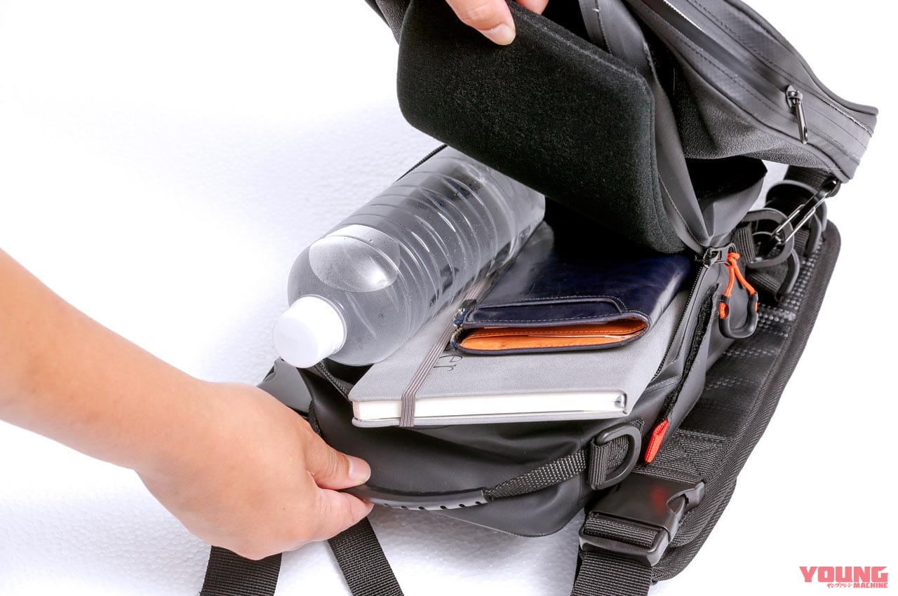 |ドッペルギャンガー ターポリンタイダウンタンクバッグ試用インプレ【樹脂カバーにも取り付けOK】