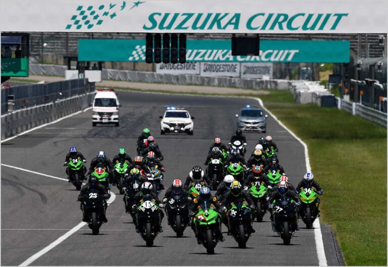 イベントレポート|ニンジャチームグリーンカップ|鈴鹿サーキット|ワンメイクレースでZX-25Rを超満喫!【ニンジャチームグリーンカップ in 鈴鹿サーキット】