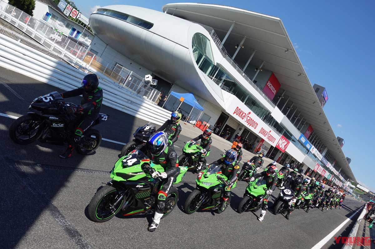 イベントレポート|ニンジャチームグリーンカップ|鈴鹿サーキット|グリッドスタート|ワンメイクレースでZX-25Rを超満喫!【ニンジャチームグリーンカップ in 鈴鹿サーキット】