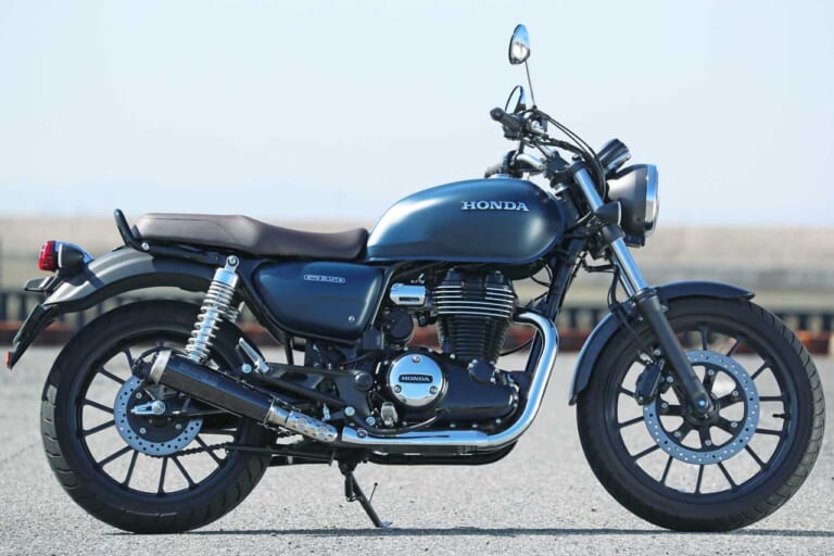 MORIWAKI ENGINEERING SlipOn Exhaust SHORT MEGAPHONE for GB350/GB350S(2BL-NC59)|ホンダGB350/S用モリワキ「ショートメガホン」最速テスト! 常用域の確かな力量を実感