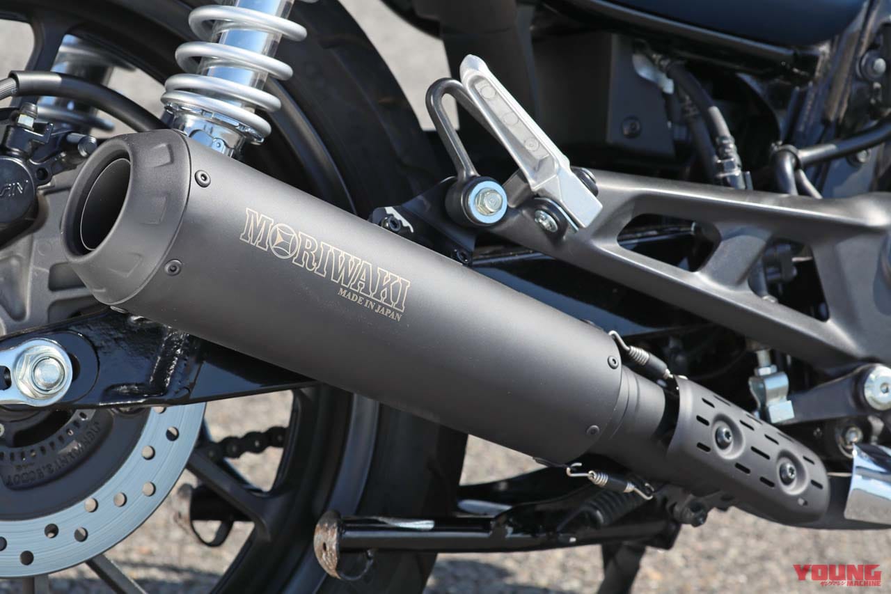 |ホンダGB350/S用モリワキ「ショートメガホン」最速テスト! 常用域の確かな力量を実感