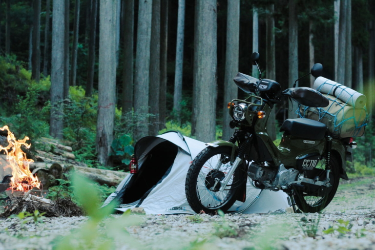 クロスカブ&ハンターカブ用ハンドルカバー HC-UPM002|郵便屋さん御用達でソロキャンプ!? ハンターカブ&クロスカブ用のシブカワ系「ハンドルカバー」登場!