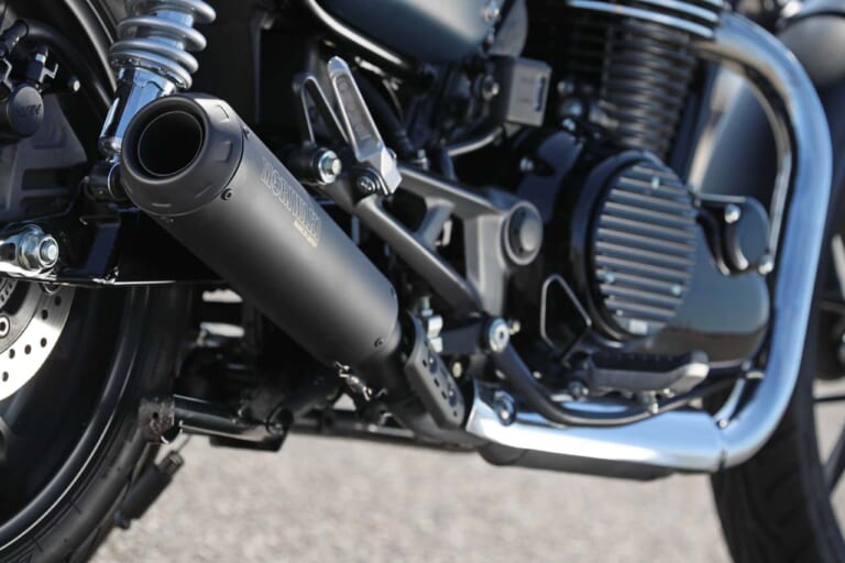 MORIWAKI ENGINEERING SlipOn Exhaust SHORT MEGAPHONE for GB350(2BL-NC59)|ホンダGB350/S用モリワキ「ショートメガホン」最速テスト! 常用域の確かな力量を実感