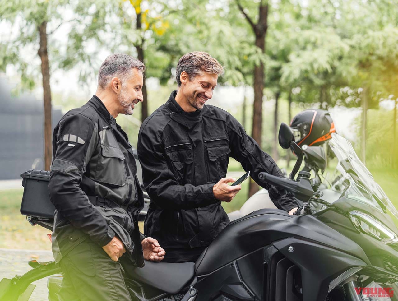 |次はカワサキ「ニンジャH2SX」の新型か?! ボッシュのスマホ連動システム『mySPIN』