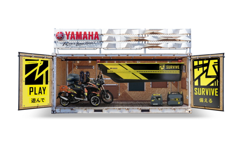 危機管理産業展2021 ヤマハ発動機ブース出展テーマ「PLAY SURVIVE 遊んで 備える」|ツーリングが楽しめて有事に役立つ! ヤマハが「トリシティ」の悪路対応コンセプトを公開