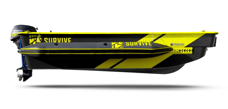 洪水救難艇「RS-13(コンセプトモデル)」|ツーリングが楽しめて有事に役立つ! ヤマハが「トリシティ」の悪路対応コンセプトを公開