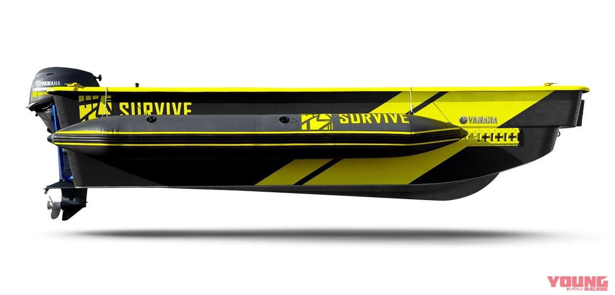 洪水救難艇「RS-13(コンセプトモデル)」|ツーリングが楽しめて有事に役立つ! ヤマハが「トリシティ」の悪路対応コンセプトを公開