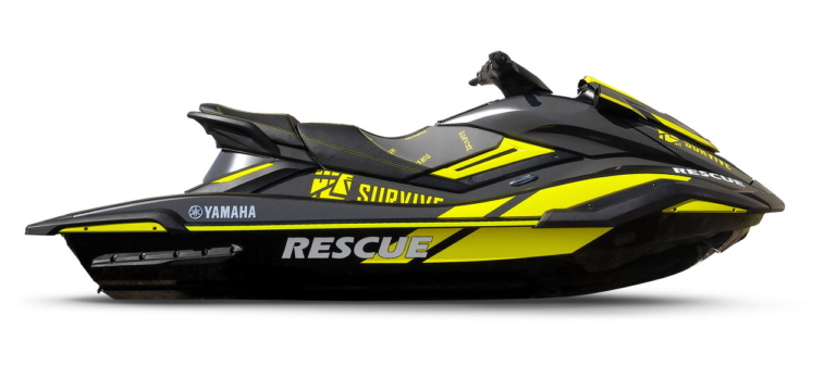 救難仕様水上バイク「MJ-FX HO(コンセプトモデル)」|ツーリングが楽しめて有事に役立つ! ヤマハが「トリシティ」の悪路対応コンセプトを公開