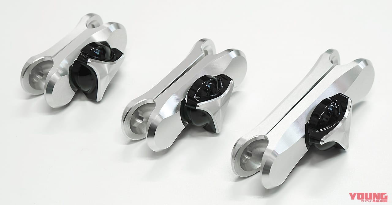 |バイク専用デバイスホルダー「マウントシステム」がさらに進化。幅広い車種に対応し、林道ツーリングでも大活躍!!