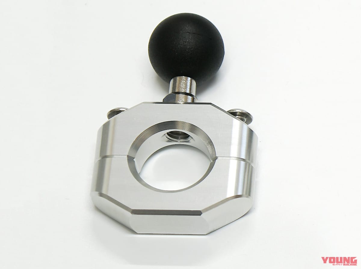 |バイク専用デバイスホルダー「マウントシステム」がさらに進化。幅広い車種に対応し、林道ツーリングでも大活躍!!