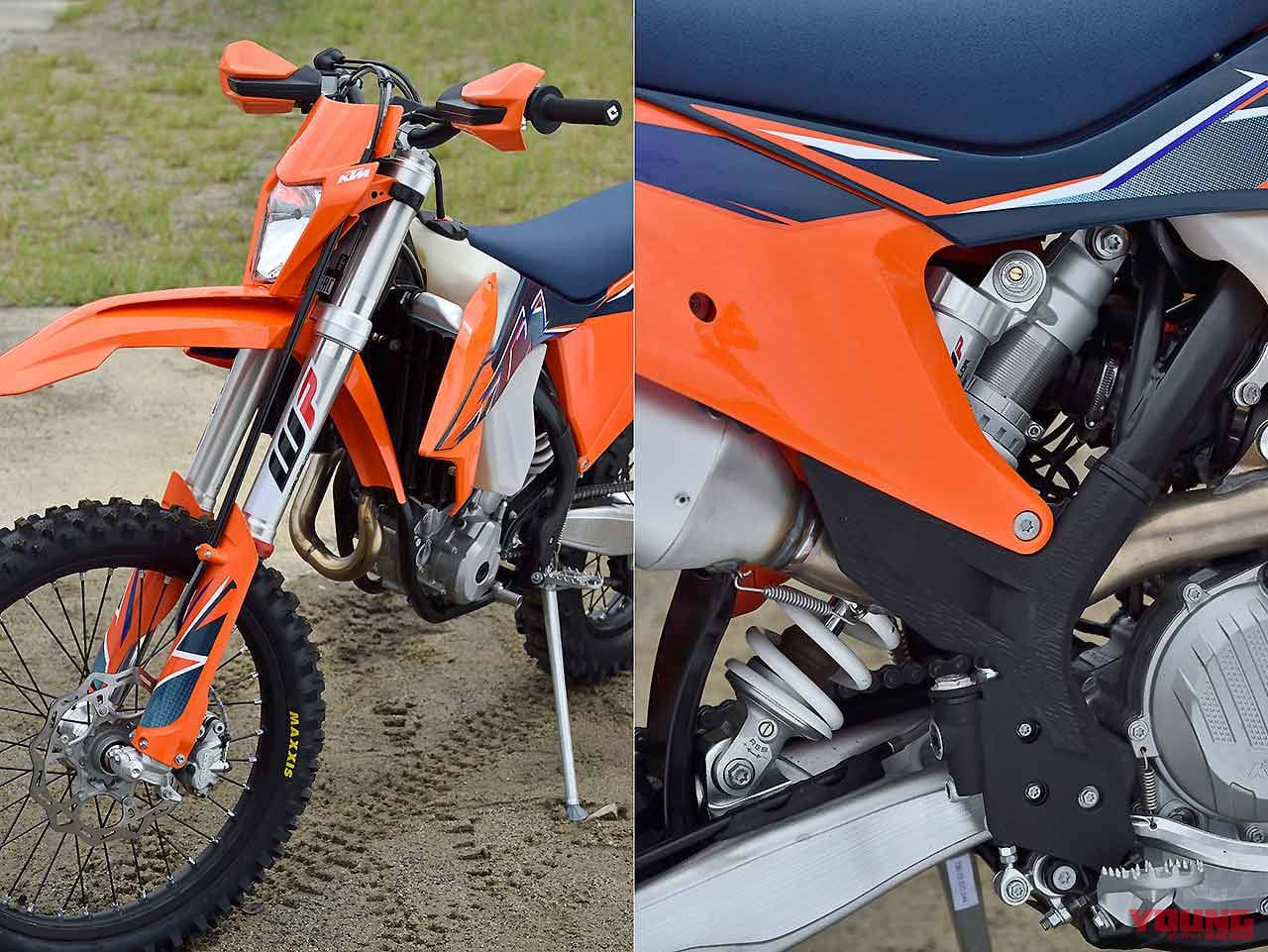 KTM |250 EXC-F|エンデューロ|4スト|フロントサス|リヤサス|林道で遊ぶ? コースで遊ぶ? ’22年型エンデューロマシンをJNCC王者・渡辺学が徹底テストライド!!〈前編〉