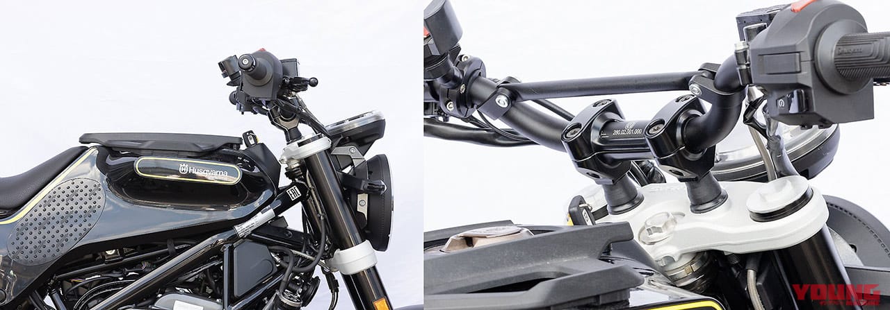 ハンドルアップ|20mmアップ|キジマ|スヴァルトピレン|ハスクバーナ|ハスクバーナ スヴァルトピレン125/250/401/ヴィットピレン401用カスタムパーツ登場〈キジマ〉