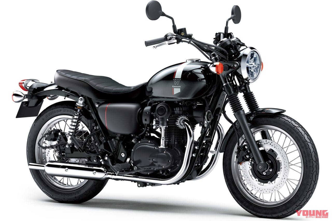 KAWASAKI W800|最新中古相場もわかる! 人気バイク歴代モデル図鑑:カワサキW800シリーズ【色鮮やかな赤登場の2022年モデル】