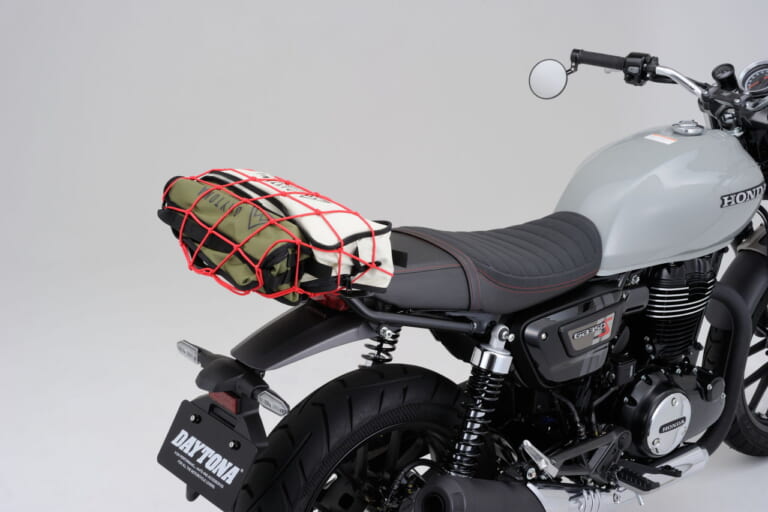 マルチウイングキャリア【GB350S用】|シーソー式ペダルを通常タイプに変更できる! デイトナからホンダGB350/GB350S用パーツ続々