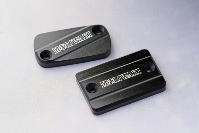 MASTER CYLINDER CAP BLACK(フロント/リヤ用) ●価格:3850円|ホンダGB350/S用モリワキ「ショートメガホン」最速テスト! 常用域の確かな力量を実感