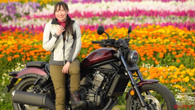 ホンダ レブル1100 DCTに、レブル250大好き女子ライダー（身長153cm）が乗るとどうなる？