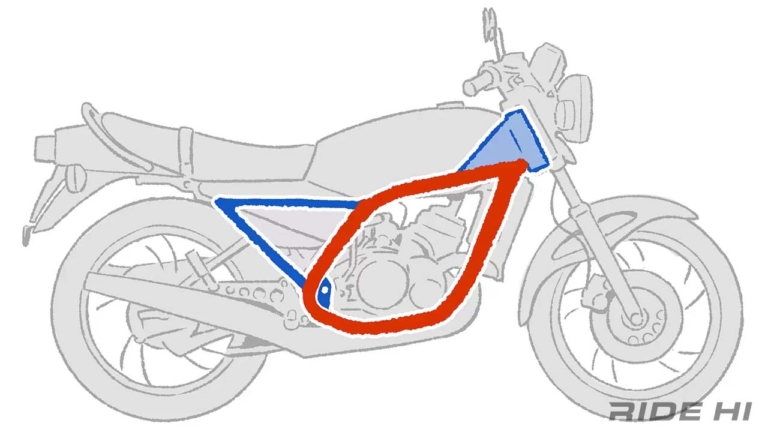 YAMAHA なつかしかっ RD250/RZ250/RZ350 純正ヘッドライトリム廃盤品