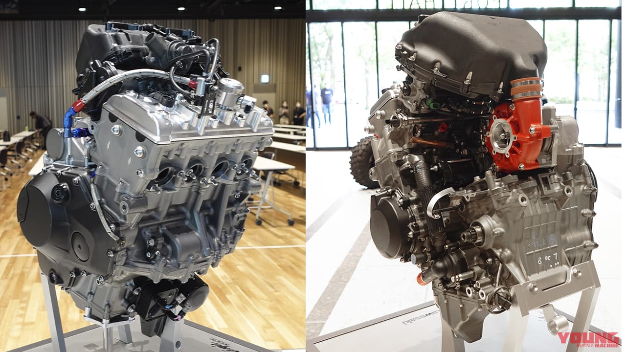 カワサキ|水素エンジン|直噴|スーパーチャージャー|ついに見えた! カワサキの水素エンジンはスパチャ+直噴か!?