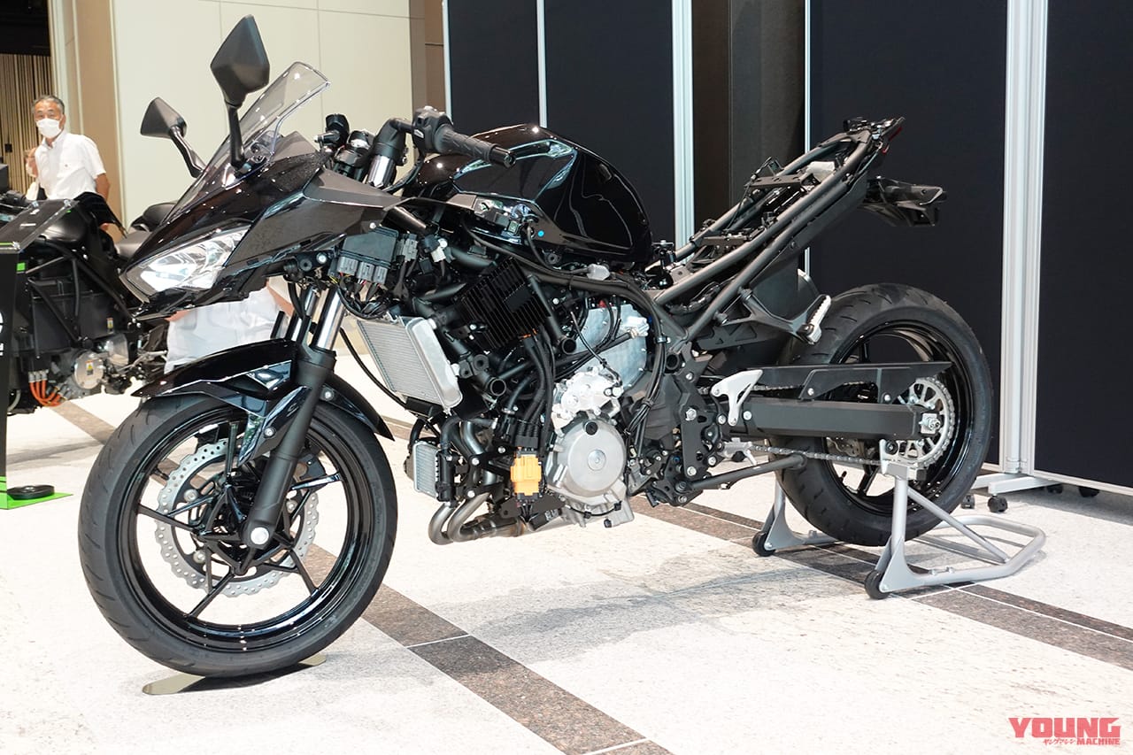 カワサキ|ハイブリッド|ついに見えた! カワサキの水素エンジンはスパチャ+直噴か!?
