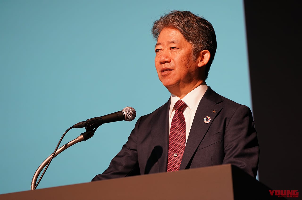 カワサキモータース|メディア説明会|川崎重工|橋本康彦社長|ついに見えた! カワサキの水素エンジンはスパチャ+直噴か!?
