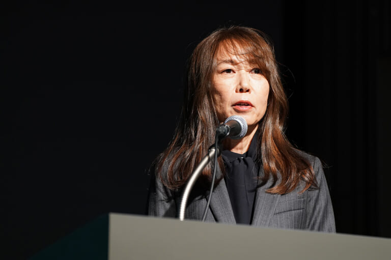 カワサキモータース|メディア説明会|カワサキモータースジャパン|桐野英子社長|ついに見えた! カワサキの水素エンジンはスパチャ+直噴か!?