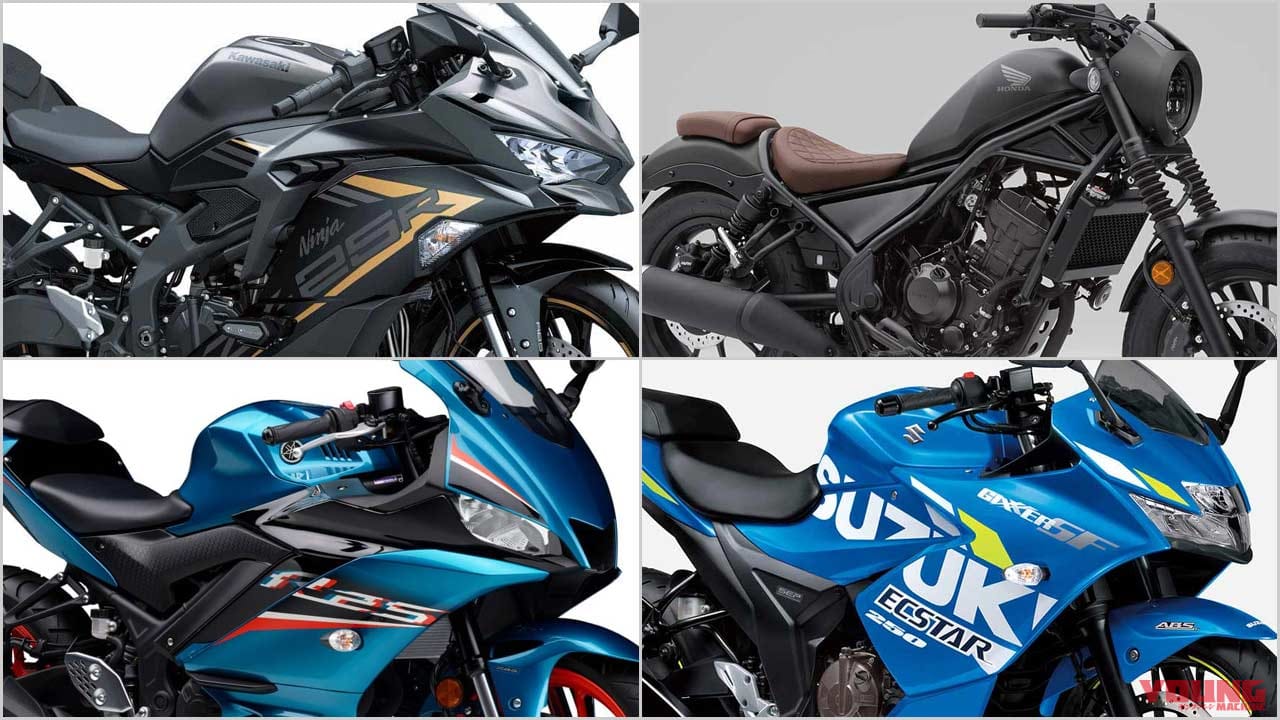 21新型バイク総まとめ 日本車126 250cc軽二輪クラス Zx 25rが牽引する 身近な本格派 市場 Webヤングマシン 最新バイク情報 21新型バイク総まとめ 日本車126 250cc軽二輪クラス Zx 25rが牽引する 身近な本格派 市場 Webヤングマシン 最新バイク情報