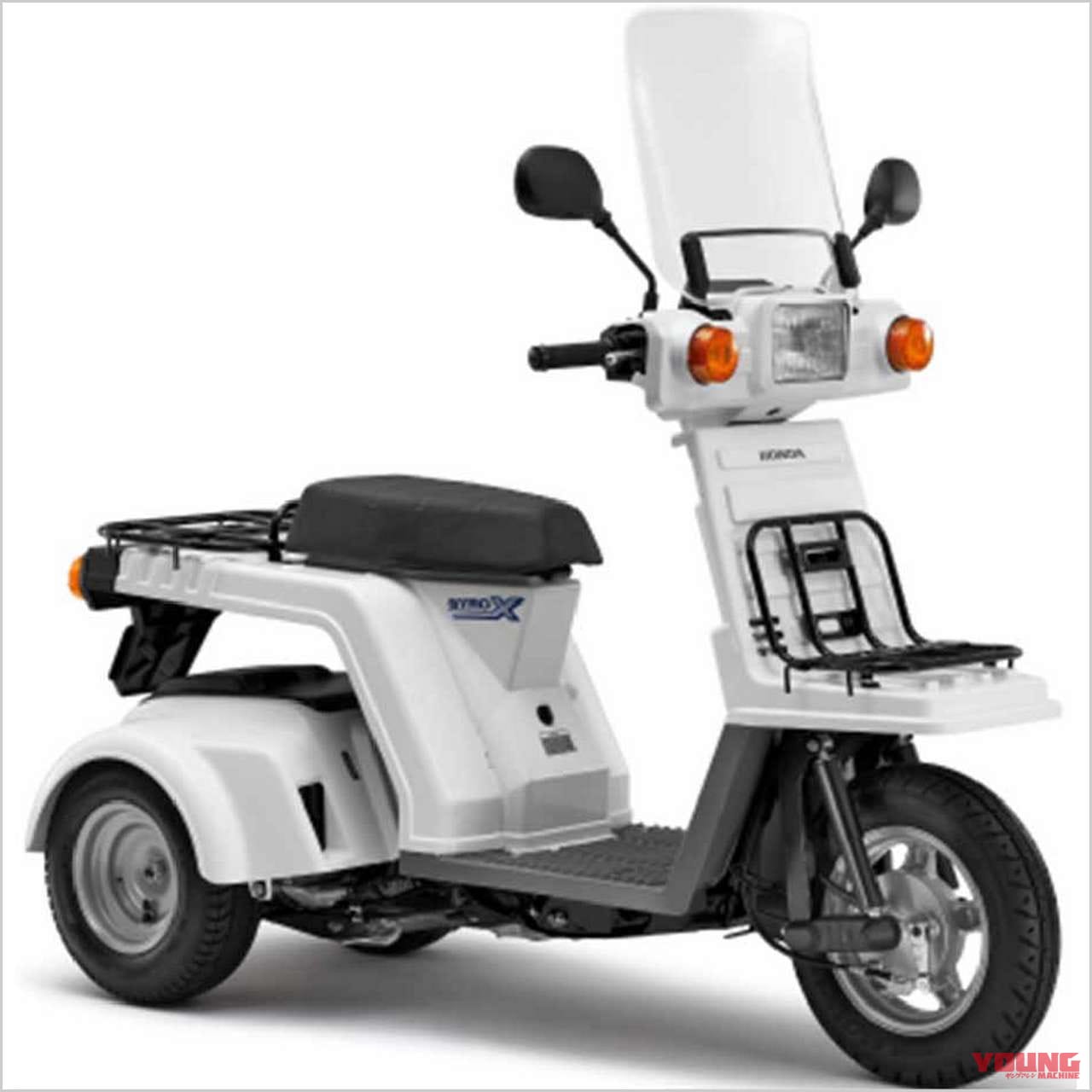 |ホンダ ジャイロXベーシック/スタンダード〈いま国内で買える新型バイクカタログ|原付一種(50cc以下)〉