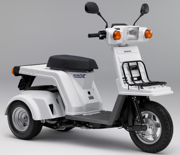 2024 HONDA GYRO X BASIC|シャスタホワイト|ホンダ ジャイロXベーシック/スタンダード〈いま国内で買える新型バイクカタログ|原付一種(50cc以下)〉