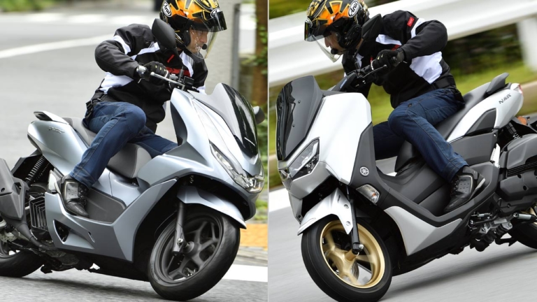 令和の原付二種HY戦争勃発?! ヤマハNMAX vs ホンダPCX〈#2 試乗インプレッション比較〉