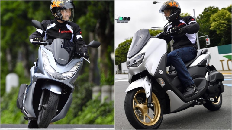 令和の原付二種HY戦争勃発?! ヤマハNMAX vs ホンダPCX〈#1 ディテール徹底比較〉