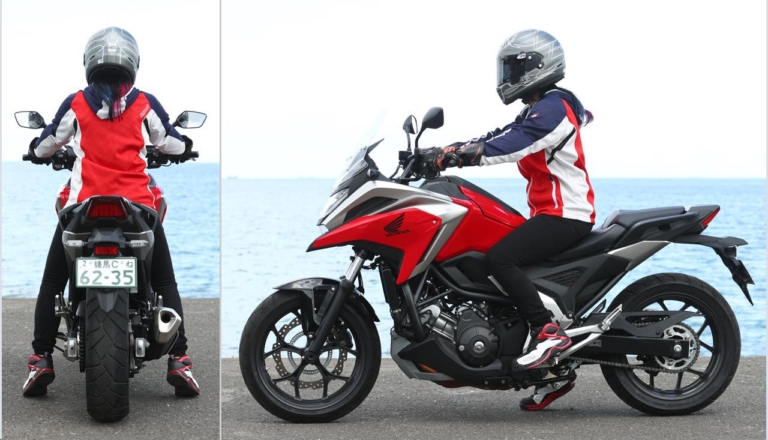ホンダ NC750X DCT|ライディングポジション|ホンダNC750X DCTディテール写真解説【扱いやすさそのままにエンジン強化】