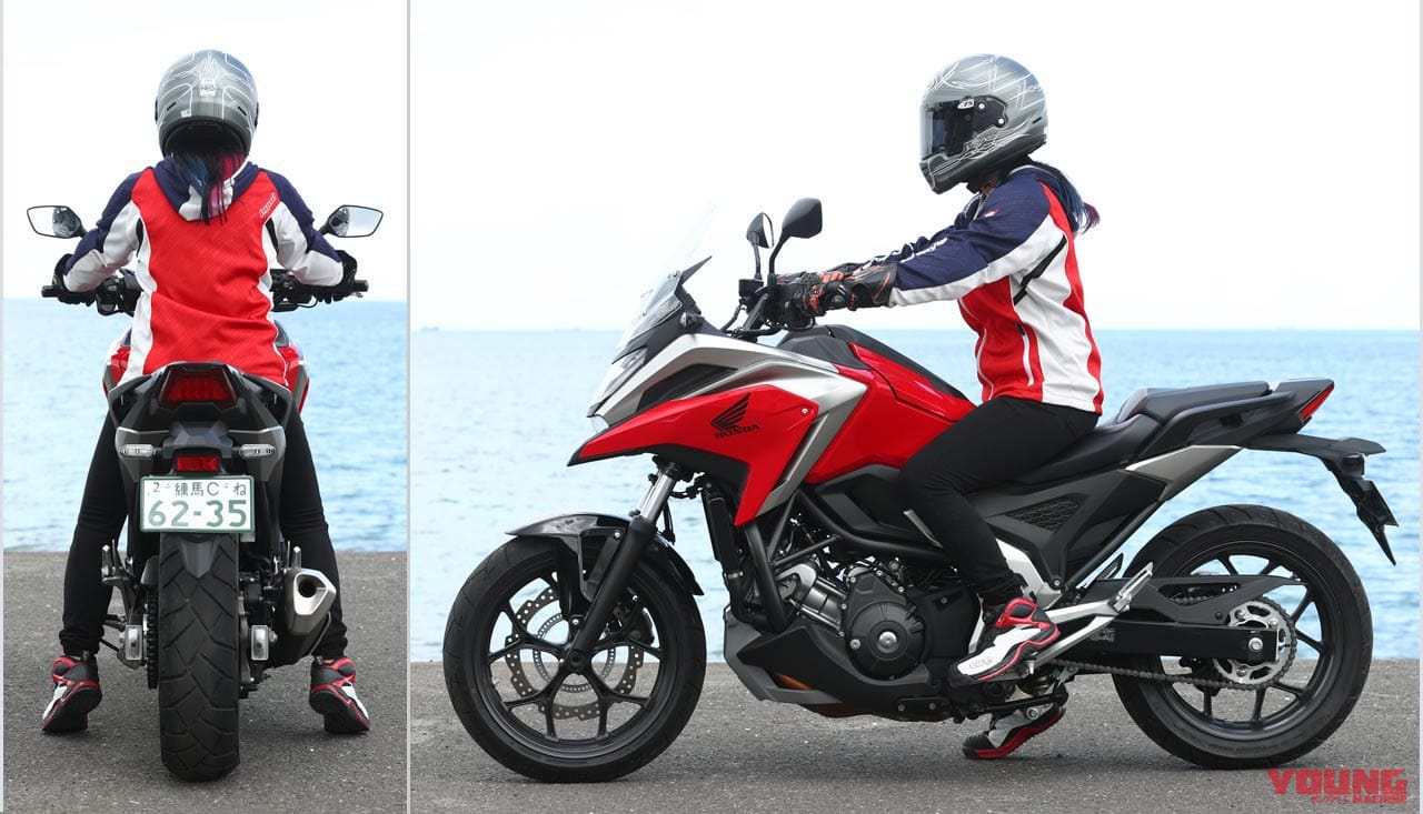 ホンダ NC750X DCT|ライディングポジション|ホンダNC750X DCTディテール写真解説【扱いやすさそのままにエンジン強化】