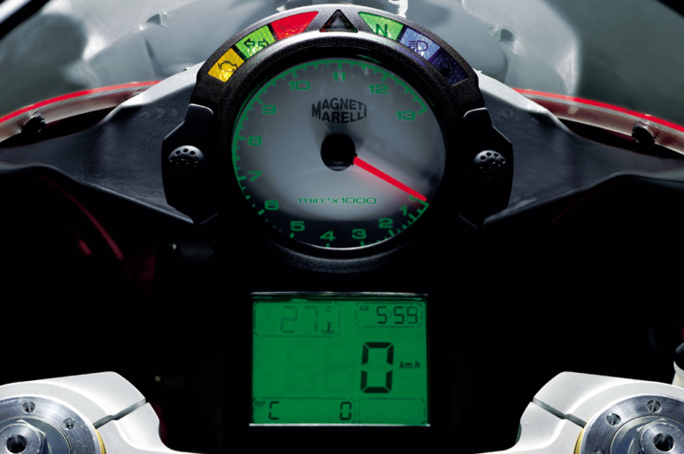 ドゥカティ 999シリーズ|メーター|個性派&傑作揃いの”メーター”年代記〈’00年代#1〉スーパースポーツ編【デジタル速度計が増殖】