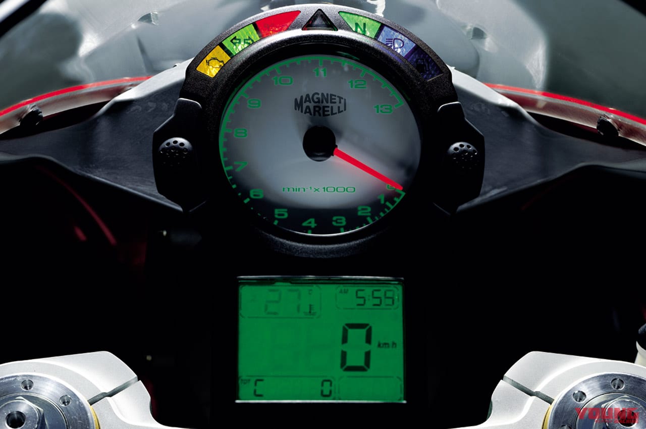 ドゥカティ 999シリーズ|メーター|個性派&傑作揃いの”メーター”年代記〈’00年代#1〉スーパースポーツ編【デジタル速度計が増殖】