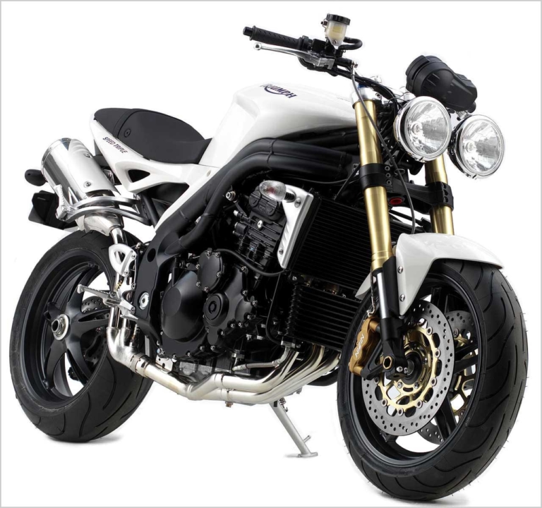 トライアンフ スピードトリプル|個性派&傑作揃いの”メーター”年代記〈’00年代#2〉ネイキッド編【もはやフォルムの一部。遊びゴコロ爆発!】