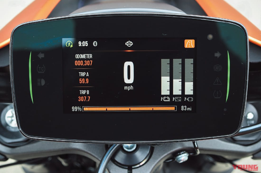 ハーレーダビッドソン ライブワイヤー|メーター|個性派&傑作揃いの”メーター”年代記〈’10年代以降〉【カラー液晶がデビューしジワジワ浸透中】