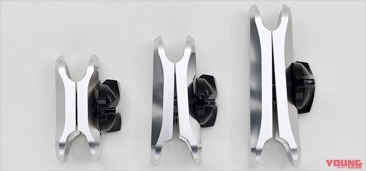 |サイン・ハウスのバイク専用デバイスホルダー「マウントシステム」:時代のニーズに合わせた新製品が登場!