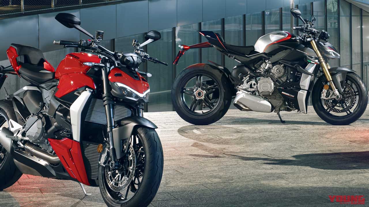 153ps/178kg! ドゥカティが新型「ストリートファイターV2」を発表、「V4 SP」も登場