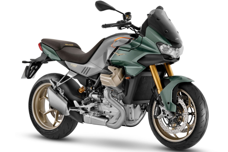 MOTO GUZZI V100 MANDELLO|モトグッツィ「V100マンデッロ」世界初公開! 電動アクティブエアロを初装備