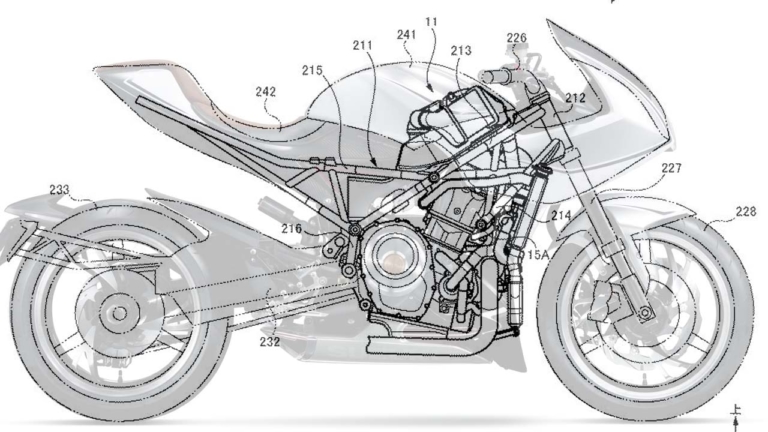 スズキのターボバイク「リカージョン」計画は生きていた!? 冷却系統などの特許図が出現