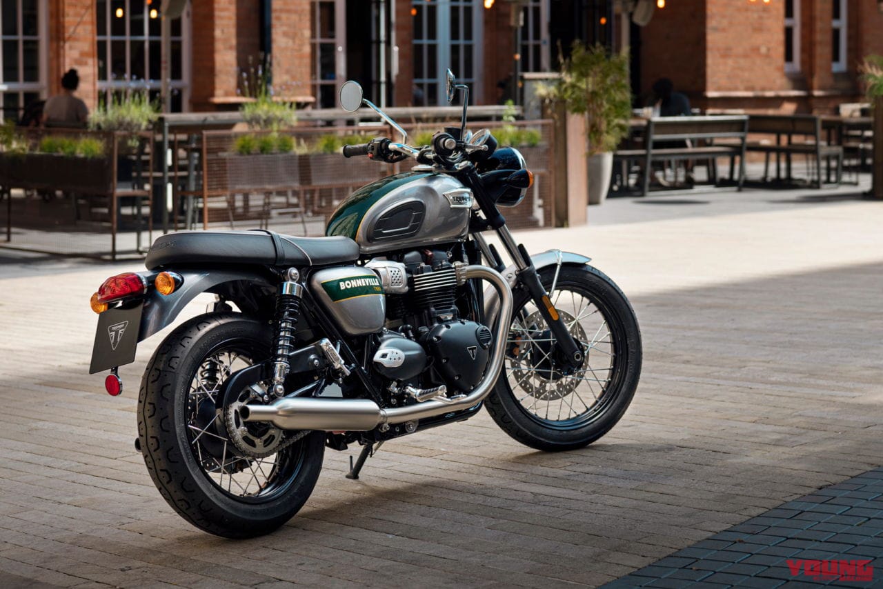 Bonneville T100 Gold Line Edition|【今季限定】ハンドペイントの金色ライン! トライアンフがボンネビル系の7車種に特別仕様を設定