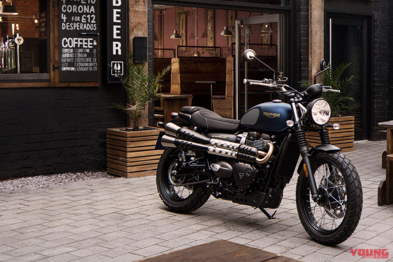 Street Scrambler Gold Line Edition|【今季限定】ハンドペイントの金色ライン! トライアンフがボンネビル系の7車種に特別仕様を設定