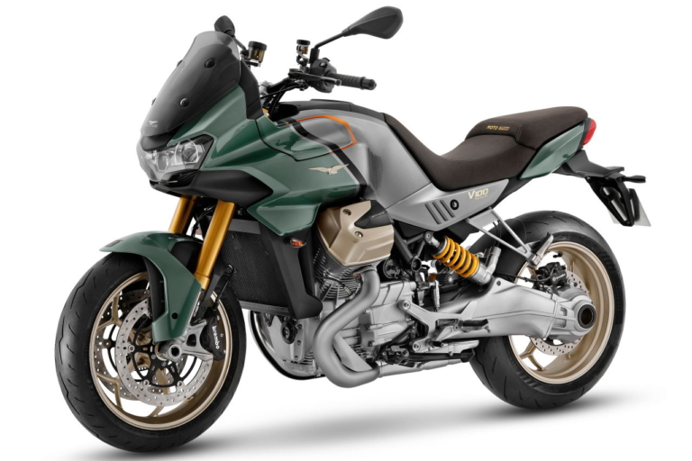 MOTO GUZZI V100 MANDELLO|モトグッツィ「V100マンデッロ」世界初公開! 電動アクティブエアロを初装備