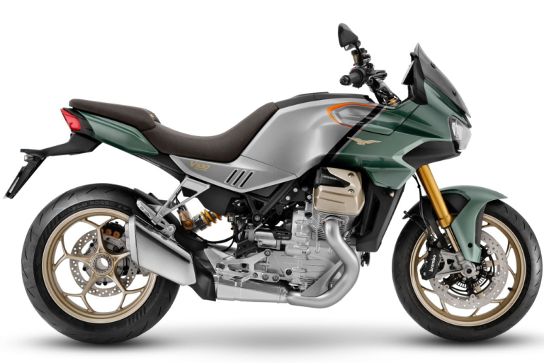 MOTO GUZZI V100 MANDELLO|モトグッツィ「V100マンデッロ」世界初公開! 電動アクティブエアロを初装備