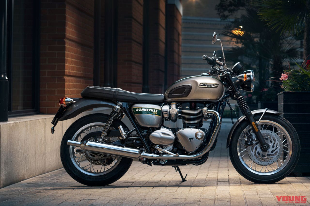 Bonneville T120 Gold Line Edition |【今季限定】ハンドペイントの金色ライン! トライアンフがボンネビル系の7車種に特別仕様を設定