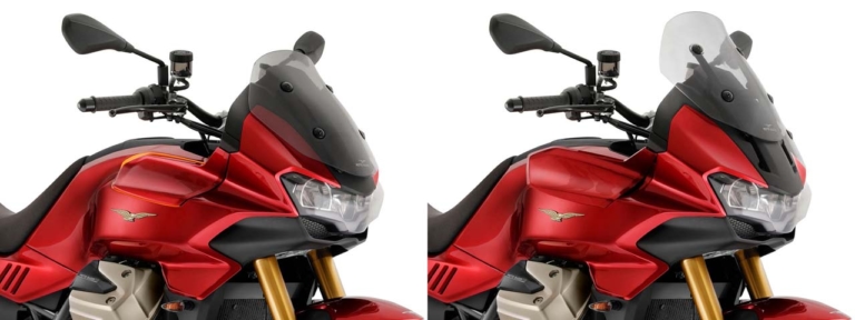 MOTO GUZZI V100 MANDELLO|モトグッツィ「V100マンデッロ」世界初公開! 電動アクティブエアロを初装備