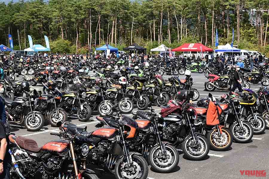 Z900RSイベント ゲートオープン|ぜ、Z900RS中心に800台だとッ?!【カワサキZ900RSオールミーティング イベントレポート】
