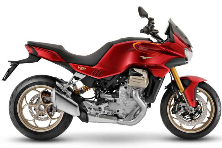MOTO GUZZI V100 MANDELLO|モトグッツィ「V100マンデッロ」世界初公開! 電動アクティブエアロを初装備